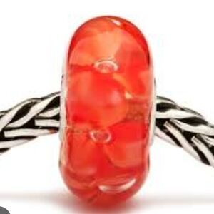 Trollbeads Fiery Red Glass Bead